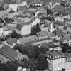 Luftaufnahme der Synagoge aus den 1920er Jahren